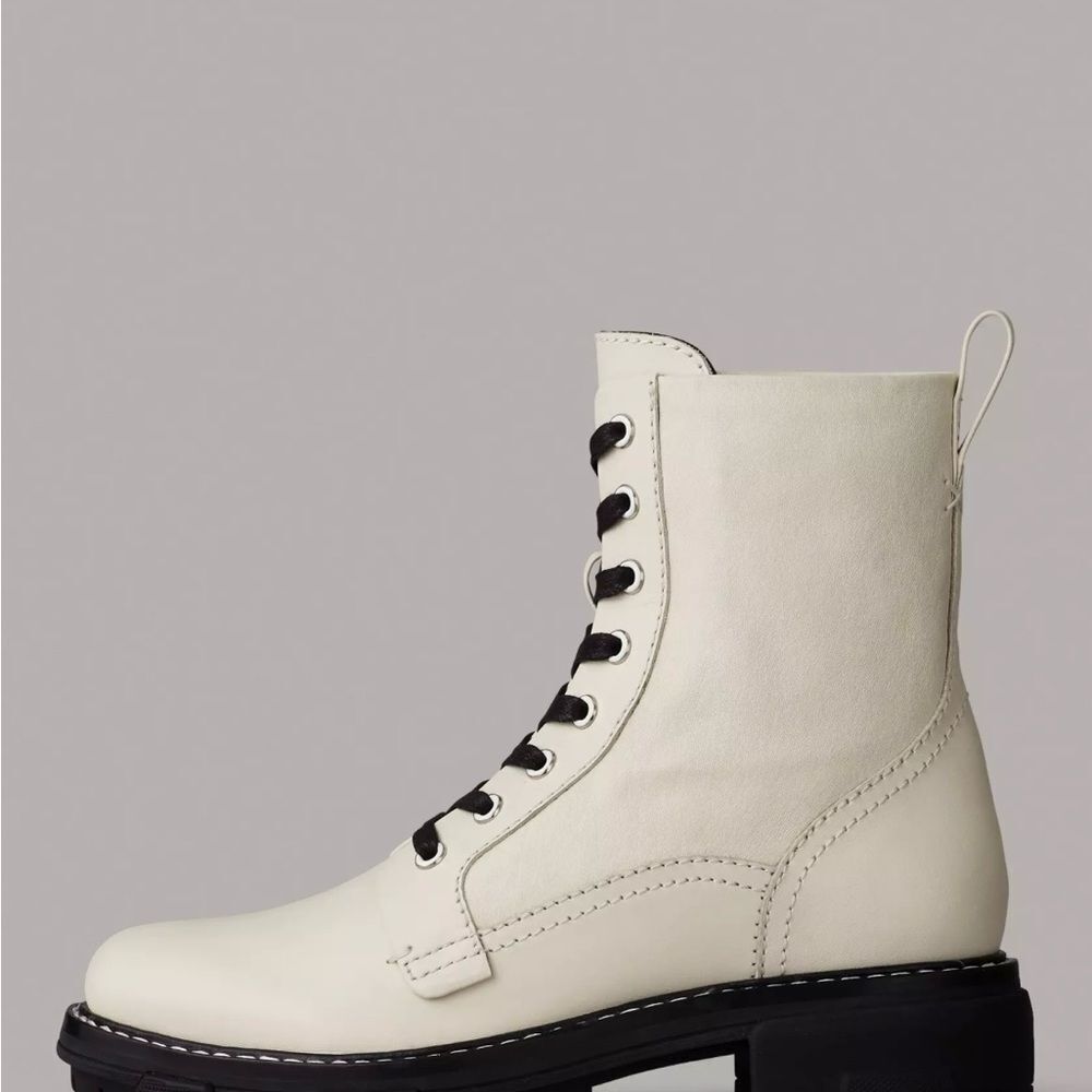 NWT Rag & Bone Off-White shiloh Combat Boots